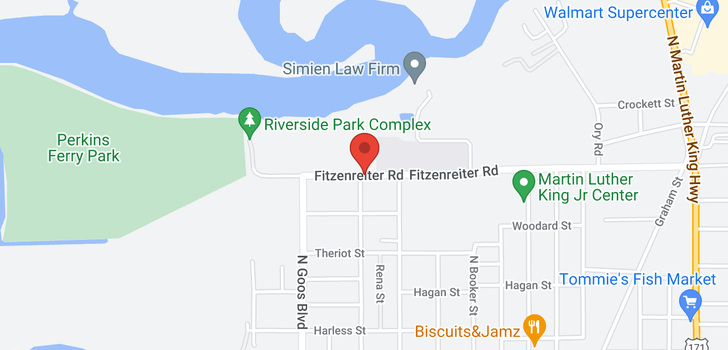 map of N Fitzenreiter Road Road Lake Charles LA 70601